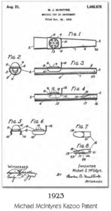 Original Kazoo Patent